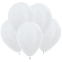 Шар 5" Белый, Перламутр / White 405 Sp