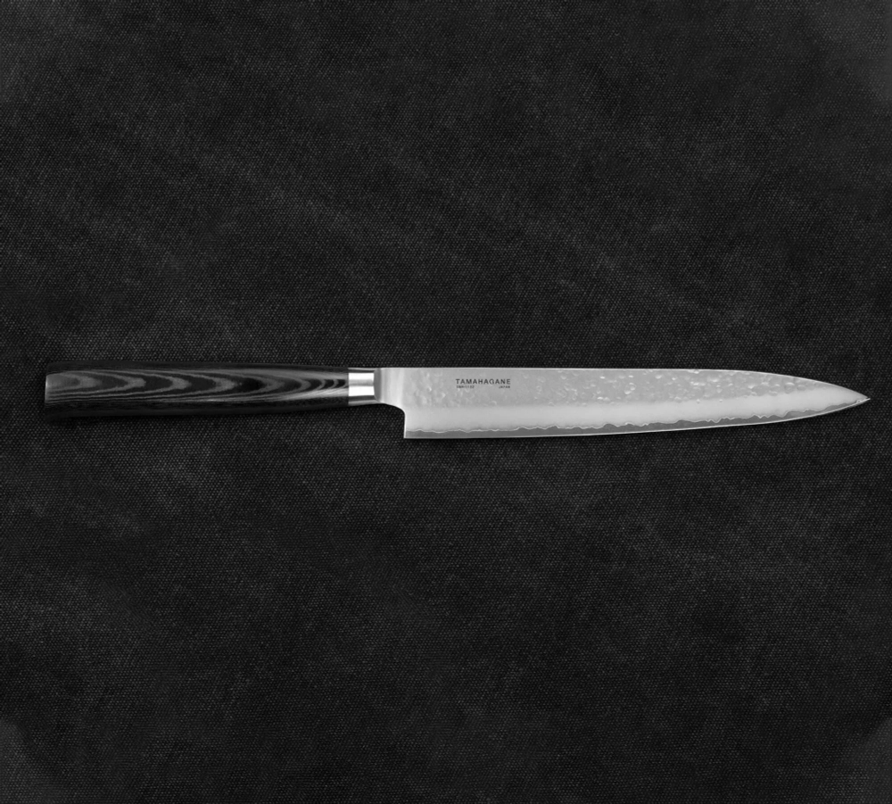 Tamahagane Нож для сашими Tsubame, черный, 21 см.