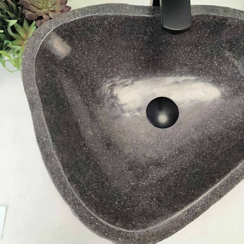 Раковина из речного камня RS-62804 (51*41*15) 56