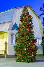 уличная елка каркасная