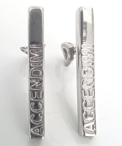 Серьги-пусеты Эстерелла, серебро 925 пробы, родированные/Ф