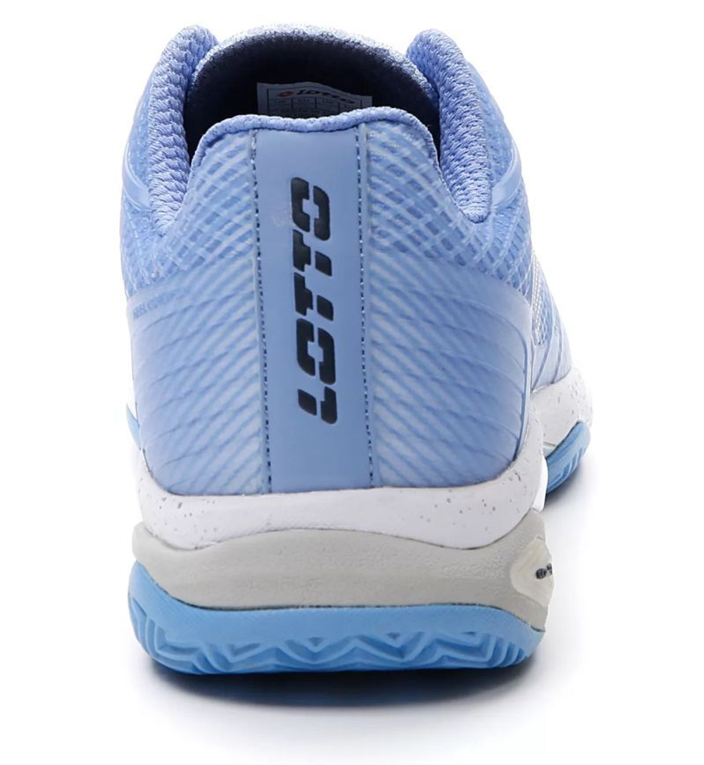 Женские Кроссовки теннисные Lotto Mirage 300 III Clay - chambray blue/all white/cornflower