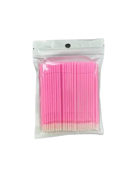 Микробраши (100 шт) пакет розовые (2 мм)