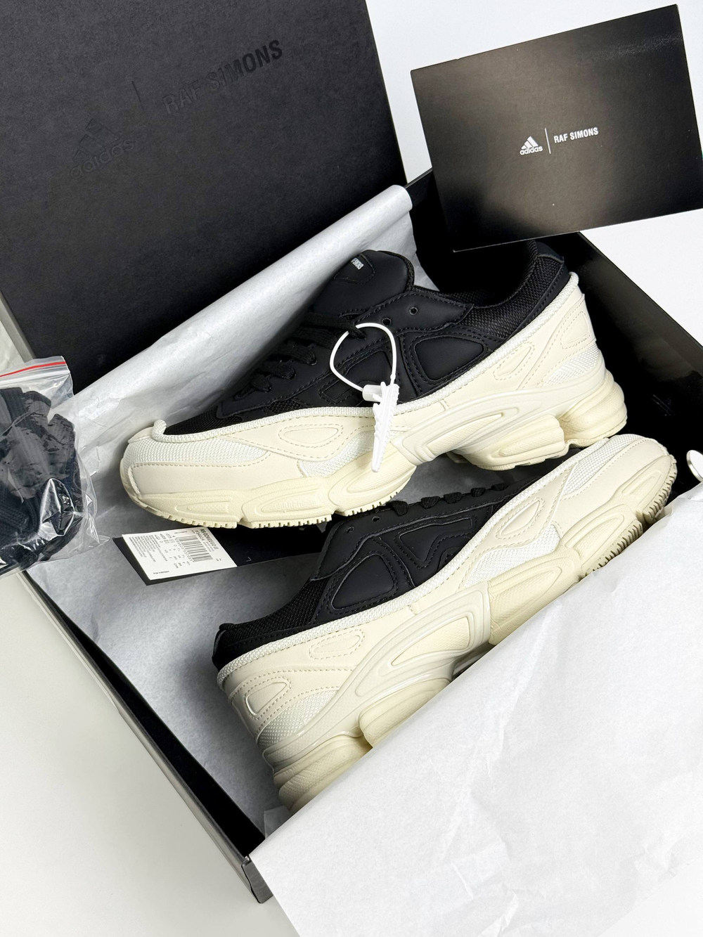 Кроссовки Adidas RAF Simons Ozweego 3 #B228 (беж.)