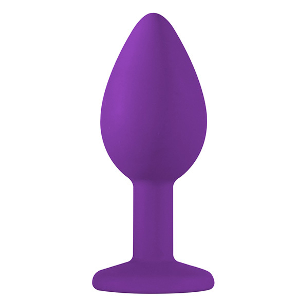 Анальная пробка 7,5см Lola Games Emotions Cutie Small Purple Light Blue Crystal 4011-03Lola