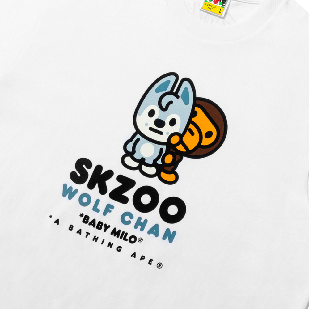A Bathing Ape Bathing Ape Stray Kids Collaboration Fw25 Футболка