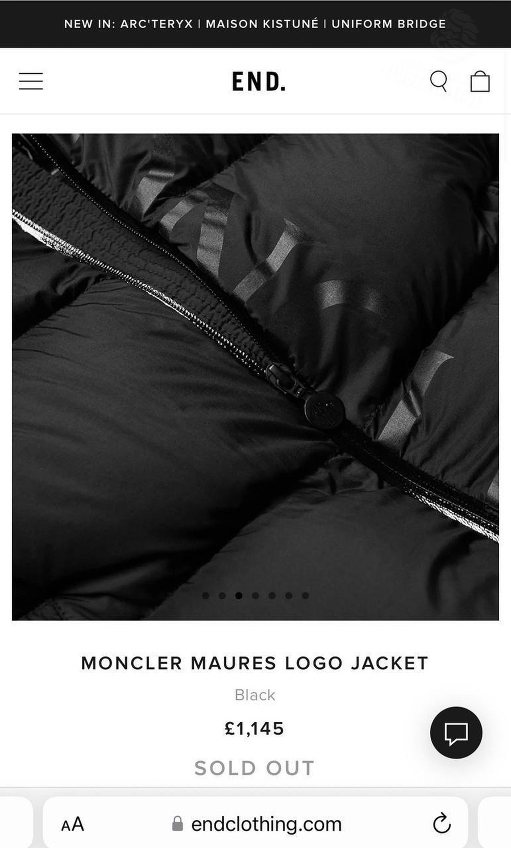 Пуховик Moncler