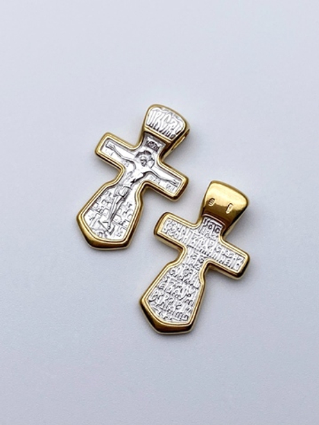 Крест из серебра/Позолота