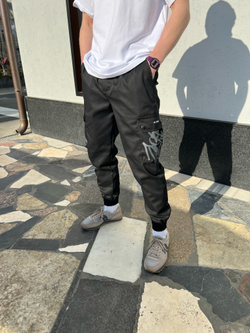 Брюки BLK CROWN Tag Logo Black