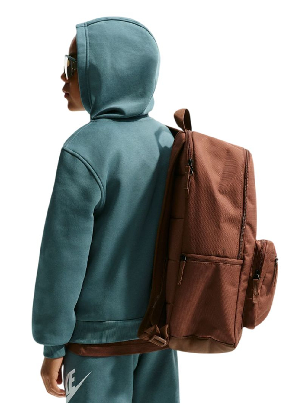 Детская теннисная толстовка Nike Kids Sportswear Club Fleece - mineral slate/white