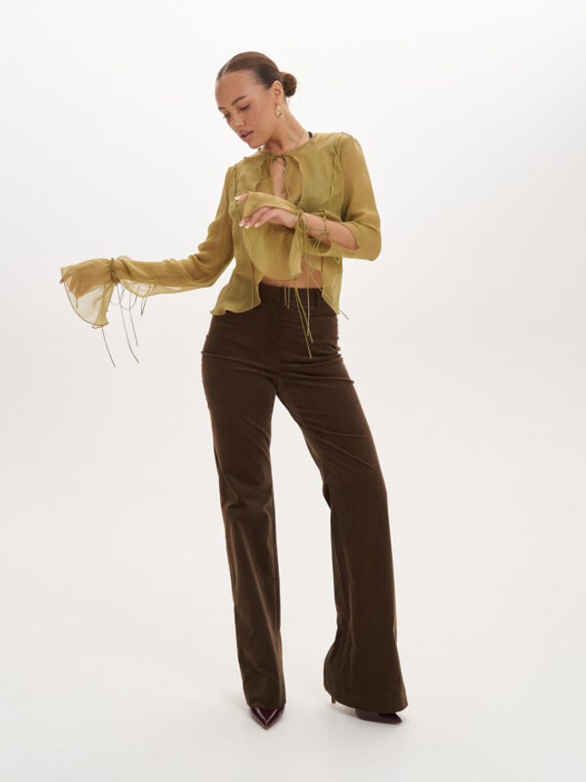 Брюки вельвет