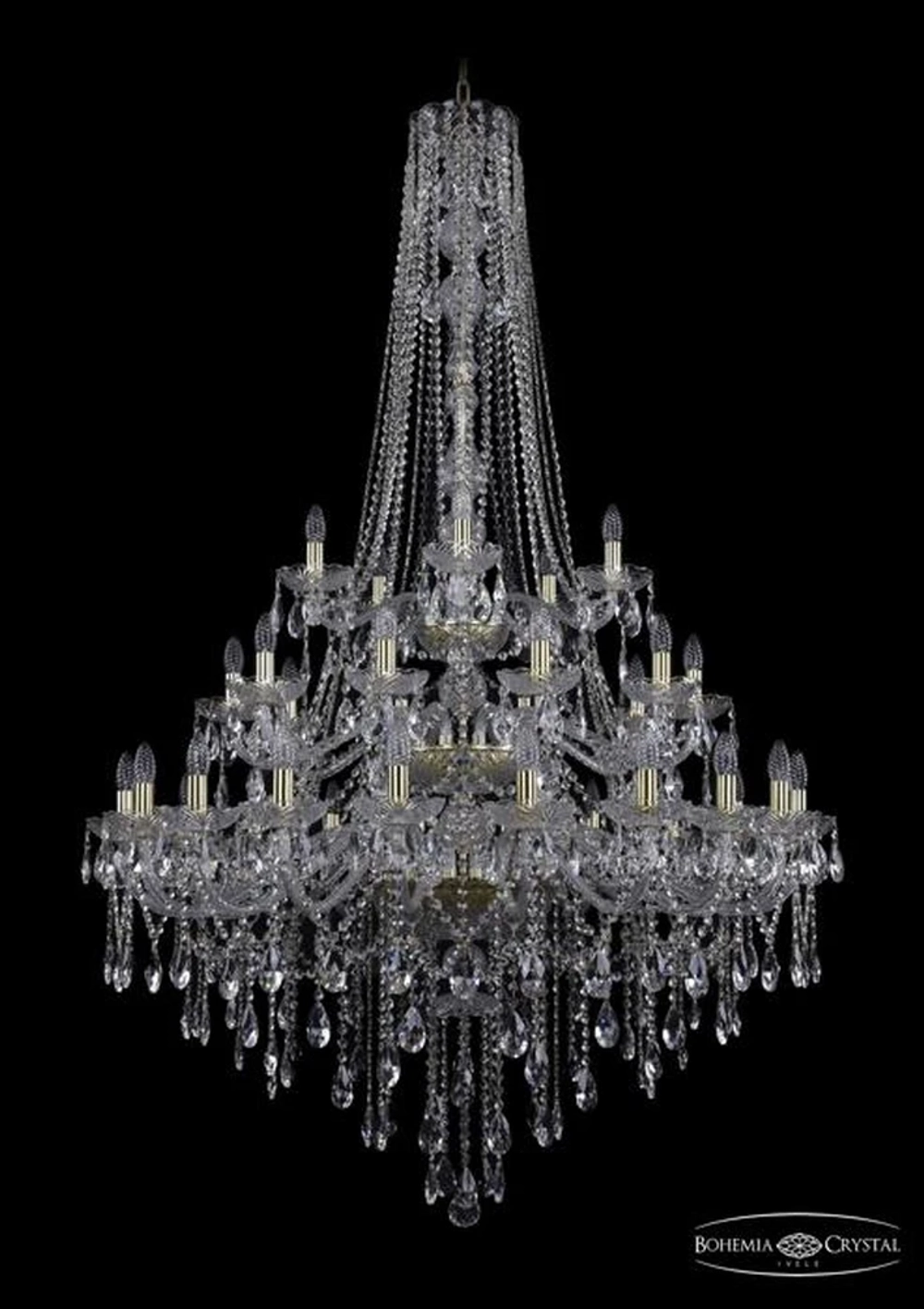 Подвесная люстра Bohemia Ivele 1415/20+10+5/400/h-182/3d/G