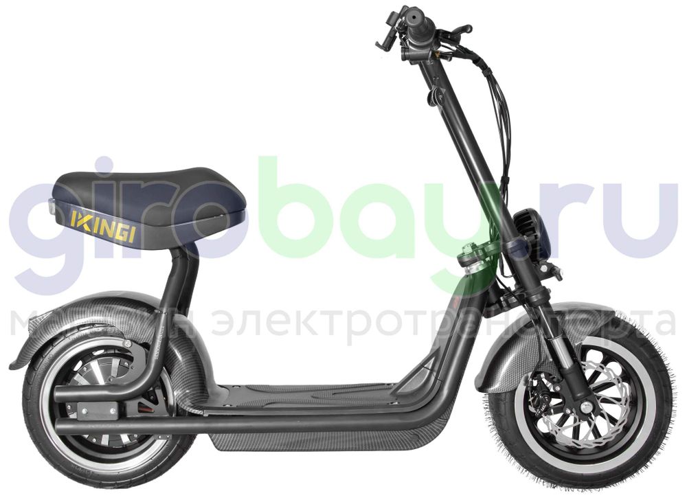 Электроскутер IKINGI X2 PRO (48V/21Ah) - Карбон фото №8