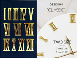 Цифры12шт. (Набор 8, дизайн Классика)