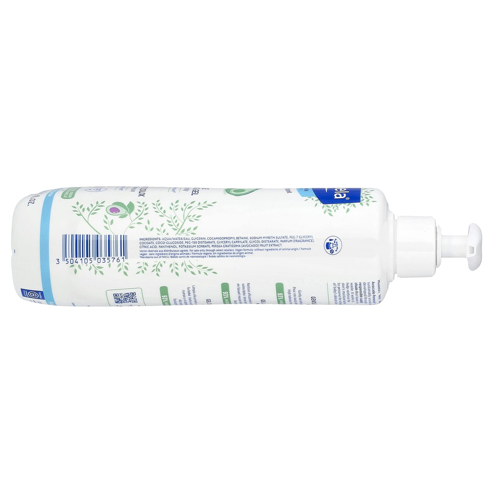 Mustela, мягкий очищающий гель с авокадо, для волос и тела, 500 мл (16,9 жидк. унции)