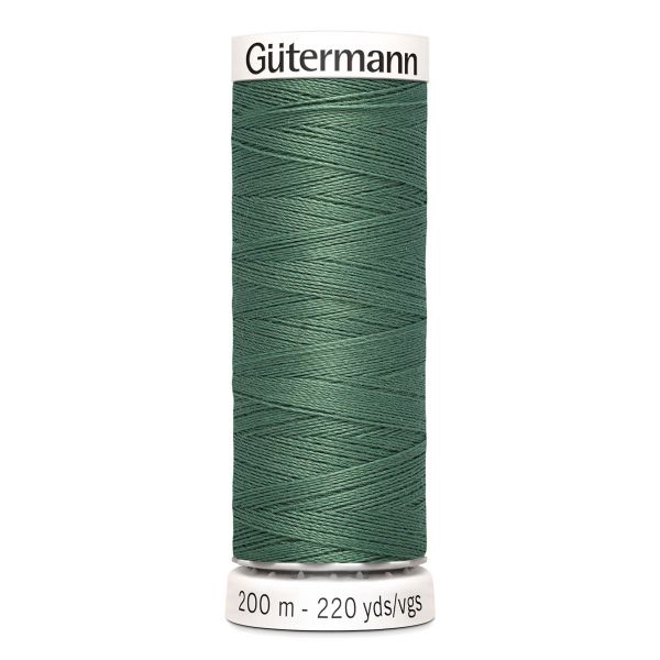 Нитки универсальные Gutermann Sew-all 100 (200 метров), 5 кат. | 553 св.серо-зеленый