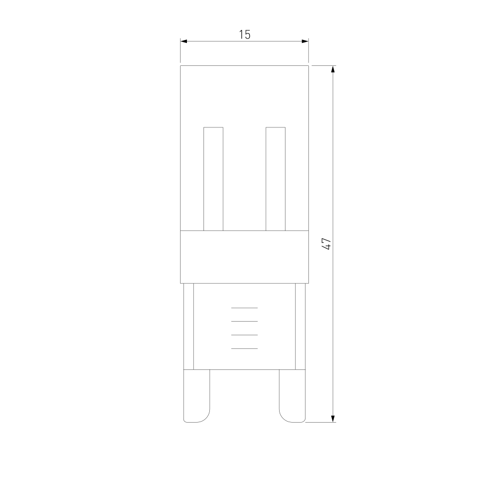 Светодиодная лампа JCD 3W 220V 4200K G9 BLG907