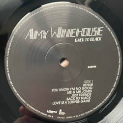 Виниловая пластинка LP Amy Winehouse Back To Black (Европейский Союз 2017)