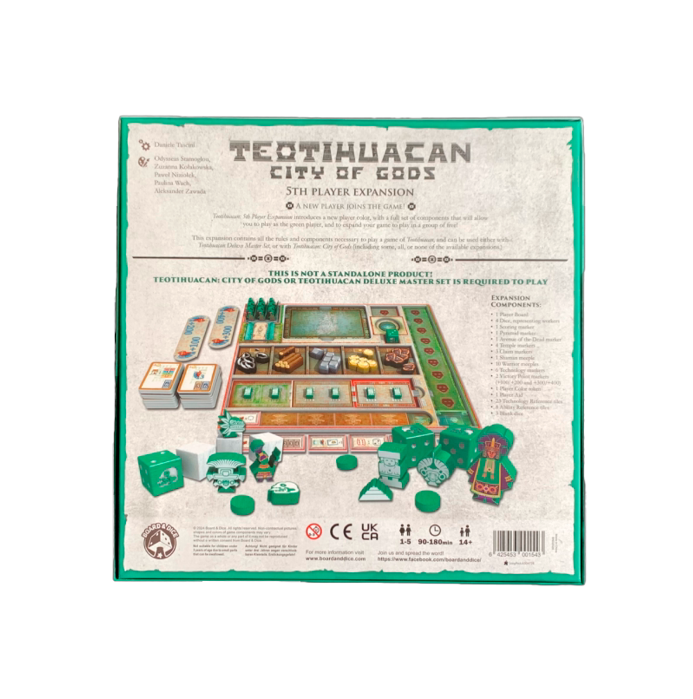 Teotihuacan: City of Gods 5th Player Expansion