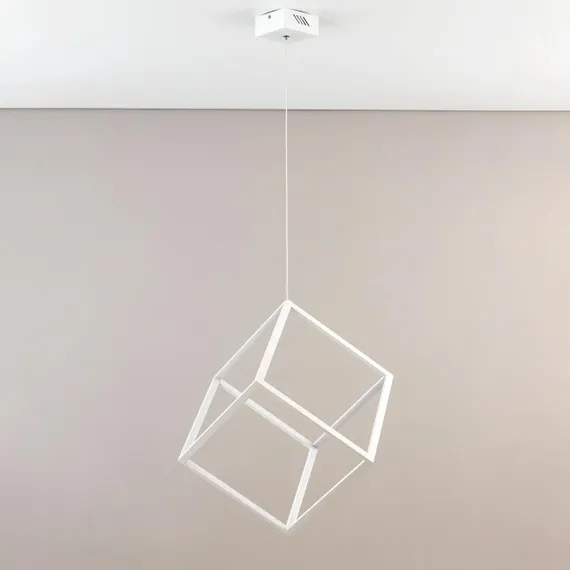 CL719300 Куб Белый Св-к Подвес, LED 40W*4000K