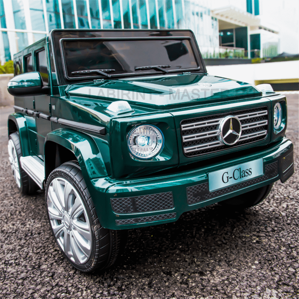 Электромобиль детский "Mercedes-Benz G500" 12V, зеленый