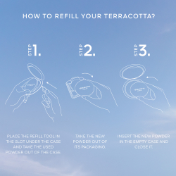 GUERLAIN Terracotta Light - Розово-светящий бронзирующий порошок - заполнитель оттенок 00 Light Cool, 10 g