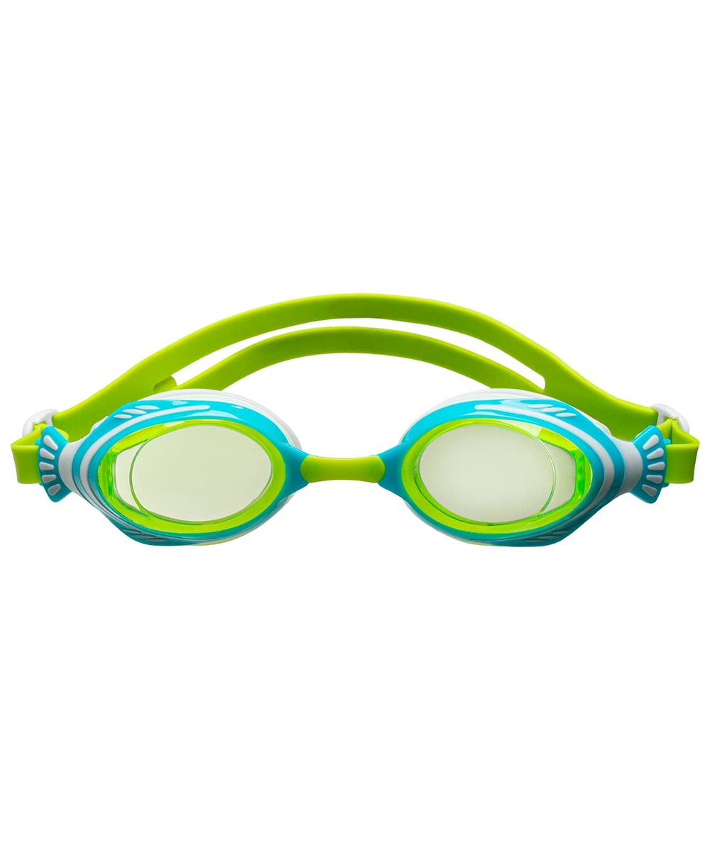Очки для плавания Poseidon Blue/Lime, детский