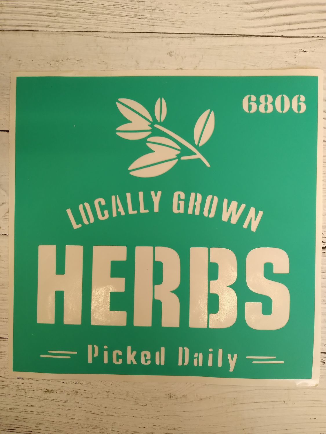 трафарет на клеевой основе,6806, 15*15см