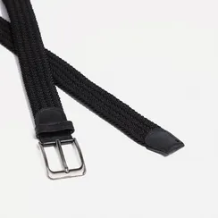 Ремень женский, ширина 3,5 см, пряжка металл, цвет чёрный