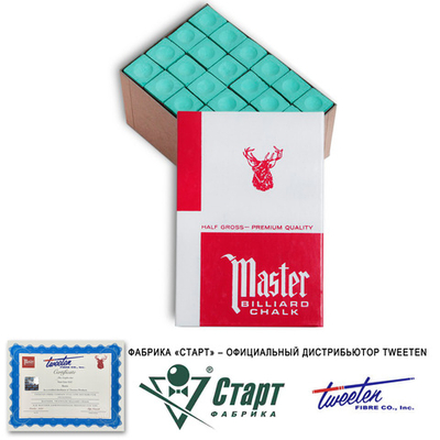 Мел Tweeten Master зеленый (72 шт)