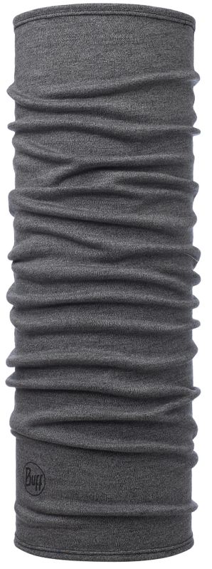 Шерстяной шарф-труба Buff Midweight Grey Melange Фото 1