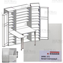 M+СТ - W980 ST2 Белый платиновый