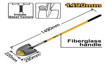 Лопата штыковая INGCO HSSLH2214 INDUSTRIAL 1490 мм