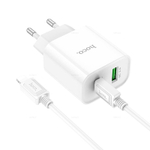 Зарядное устройство на Lightning Hoco C80A 20W PD + QC3.0 (White)