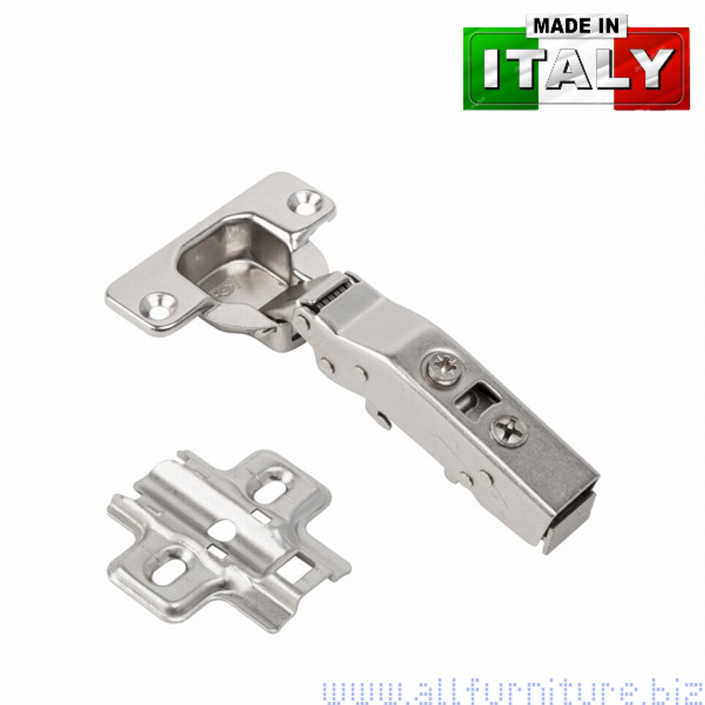 Петля Integra 2-Ways накладная 105* с демпфером, FGV Италия