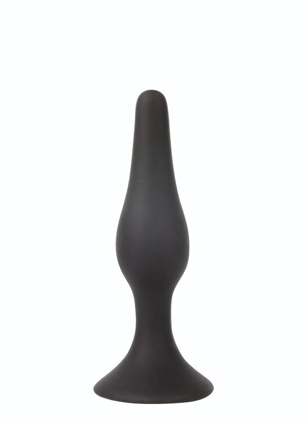 Чёрная анальная пробка Sex Expert - 9,5 см. (Цвет: черный)