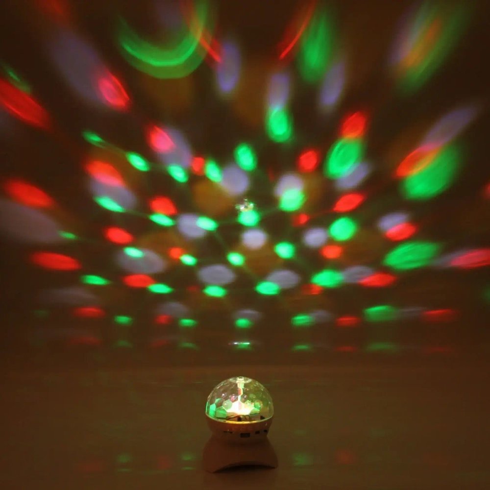 Диско-шар светодиодный «Калейдоскоп красок», Bluetooth, МР3, USB, кардридер (220V)