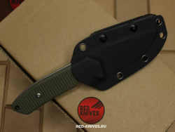 Нож фикс Wilderness - рукоять зеленый G10