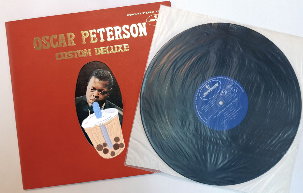 Винтажная виниловая пластинка LP Oscar Peterson Custom Deluxe (Japan 1975)