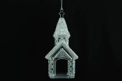 Украшение "Церквушка" цвет белый прозрачный, (150976)