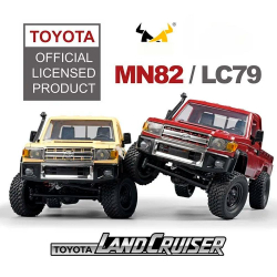 Радиоуправляемая машина MN MODEL, внедорожник Land Cruiser масштаб 1:12, 2,4 ГГц, RTR, 4WD - MN-82 Yellow