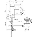 Смеситель Ideal Standard BC203U5 для раковины