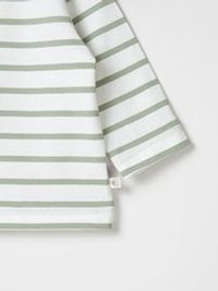 Лонгслив "Полоска Олива" 0+