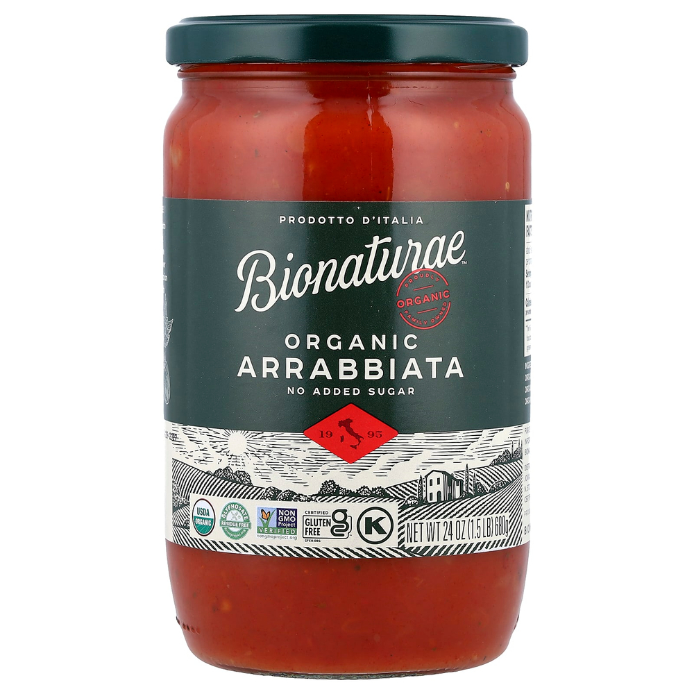 Bionaturae, Bionaturae™, органическая аррабиата, 680 г (24 унции)