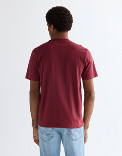Футболка мужская WRANGLER AMERICANA TEE RUBY WINE