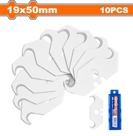 Лезвие-крюк для ножа WADFOW WMK1K50 10 шт. 19х50 мм