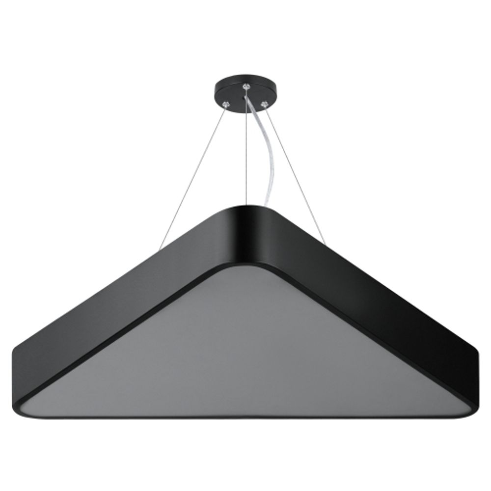 Светильник LED ЭРА Geometria SPO-151-B-40K-030 Delta 30Вт 4000К 3000Лм IP40 черный подвесной драйвер внутри | Декоративные светильники Geometria