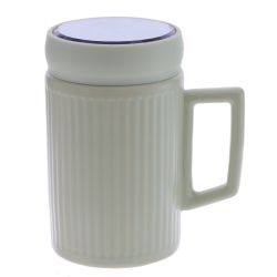 GAEM Кружка с крышкой, 400 мл, L11 W7,5 H13 см, 4в.