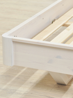 Кровать 180х200 Калантея, двуспальная, деревянная из массива сосны, белый