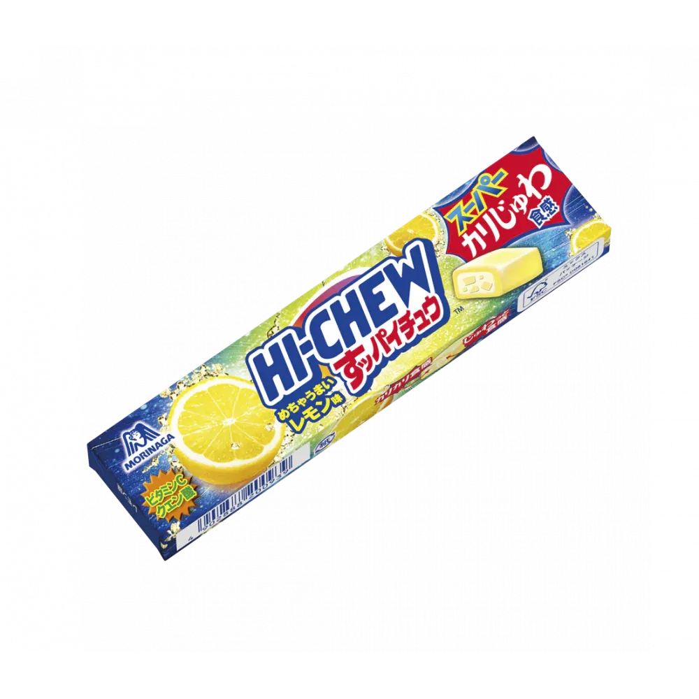 Конфеты жевательные Suppai-Chew со вкусом лимона 12шт, Morinaga, 58.8г